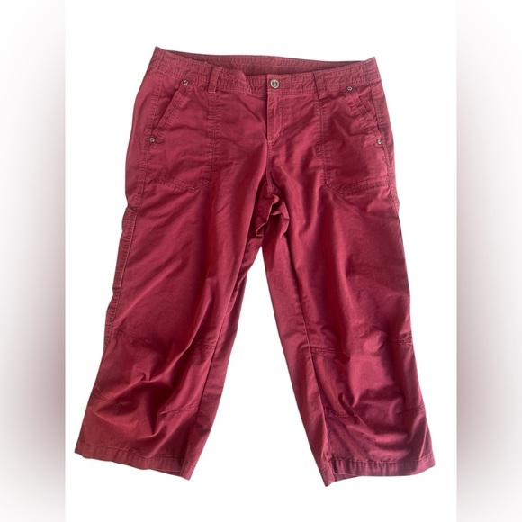 Kuhl Women's Capri Cropped Hiking Pants Rust Size 14 - Picture 1 of 7